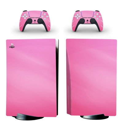 Pink gradient decal skin for PS5 Disc Edition Console and .. Pink gradient decal skin for PS5 Disc Edition Console and ..