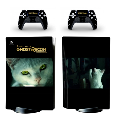 Ghost Recon Breakpoint decal skin for PS5 Disc Edition Console and two Controllers