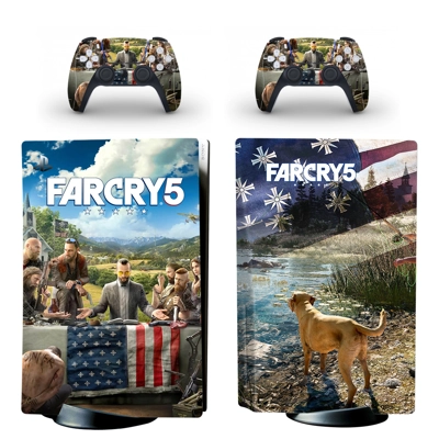 Far Cry 5 decal skin for PS5 Disc Edition Console and two ..