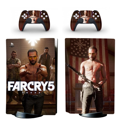Far Cry 5 decal skin for PS5 Disc Edition Console and two ..