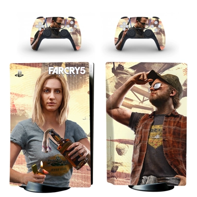 Far Cry 5 decal skin for PS5 Disc Edition Console and two ..