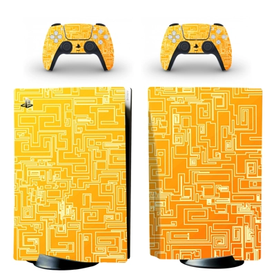 Geometric shapes decal skin for PS5 Disc Edition Console a..