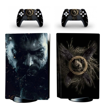 Resident Evil decal skin for PS5 Disc Edition Console and .. Resident Evil decal skin for PS5 Disc Edition Console and ..