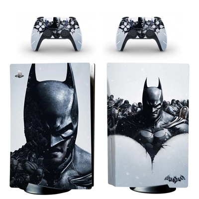 Batman decal skin for PS5 Disc Edition Console and two Controllers