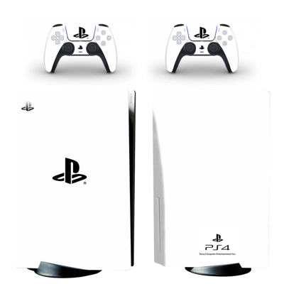 Digital Texture decal skin for PS5 Disc Edition Console and two Controllers