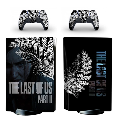 The Last of Us 2 decal skin for PS5 Disc Edition Console and two Controllers