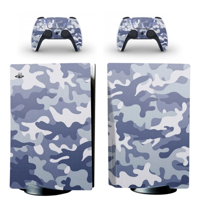 Camouflage Texture decal skin for PS5 Disc Edition Console..