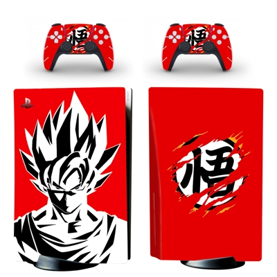 Dragon Ball decal skin for PS5 Disc Edition Console and tw..