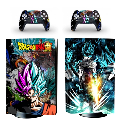 Dragon Ball decal skin for PS5 Disc Edition Console and two Controllers