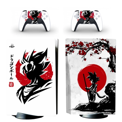 Dragon Ball decal skin for PS5 Disc Edition Console and two Controllers