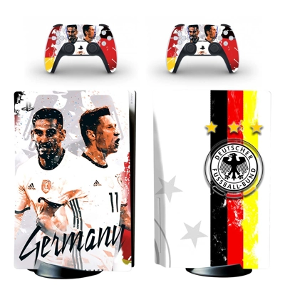 German football team decal skin for PS5 Disc Edition Console and two Controllers