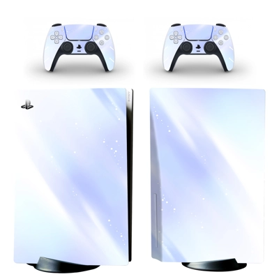 Gradient colors decal skin for PS5 Disc Edition Console and two Controllers