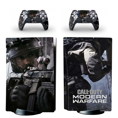 COD Modern Warfare decal skin for PS5 Disc Edition Console..