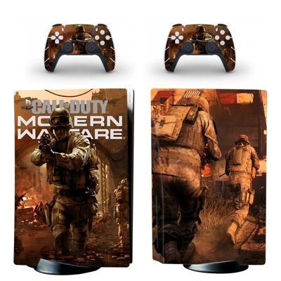 COD Modern Warfare decal skin for PS5 Disc Edition Console..