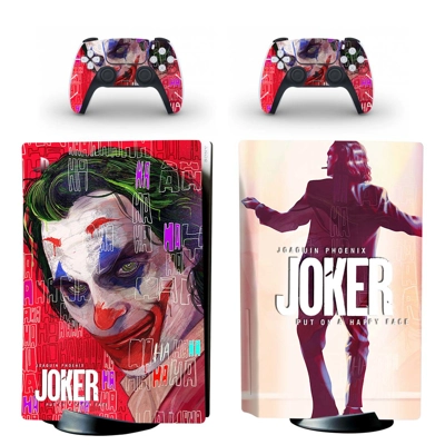 Clown The Joker decal skin for PS5 Disc Edition Console an..