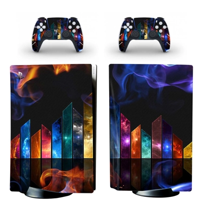 Digital Texture decal skin for PS5 Disc Edition Console an..