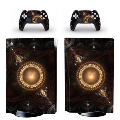 Dharma decal skin for PS5 Disc Edition Console and two Con..