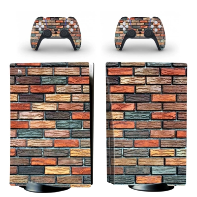 Wall pattern decal skin for PS5 Disc Edition Console and t.. Wall pattern decal skin for PS5 Disc Edition Console and t..