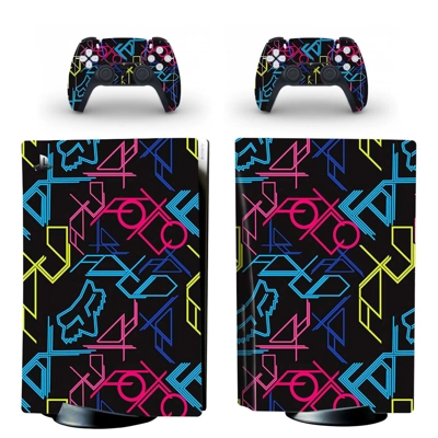 Digital Texture decal skin for PS5 Disc Edition Console an..