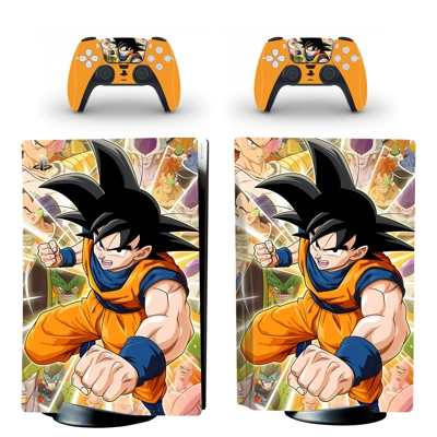 Dragon Ball decal skin for PS5 Disc Edition Console and tw..