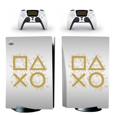 Special edition decal skin for PS5 Disc Edition Console and two Controllers
