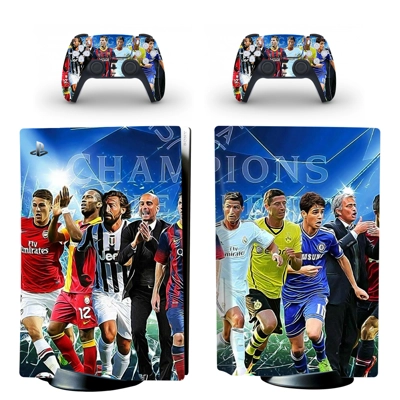 Football Stars decal skin for PS5 Disc Edition Console and..