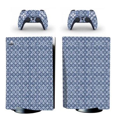 Supreme decal skin for PS5 Disc Edition Console and two Controllers