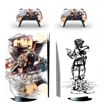 Kingdom hearts decal skin for PS5 Disc Edition Console and two Controllers