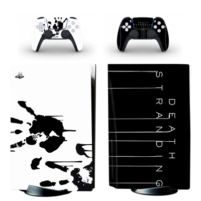 Death Stranding decal skin for PS5 Disc Edition Console and two Controllers