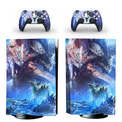 Monster Hunter World decal skin for PS5 Disc Edition Conso.. Monster Hunter World decal skin for PS5 Disc Edition Conso..