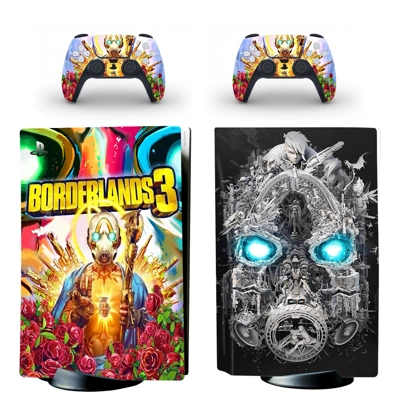 Borderlands 3 decal skin for PS5 Disc Edition Console and ..