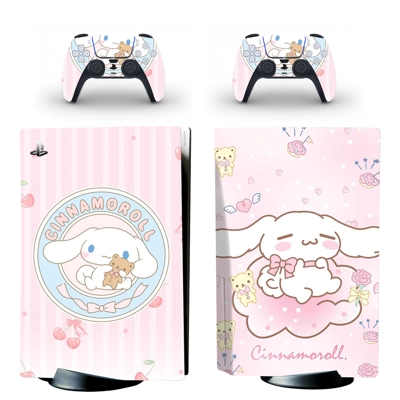Big eared dog decal skin for PS5 Disc Edition Console and ..