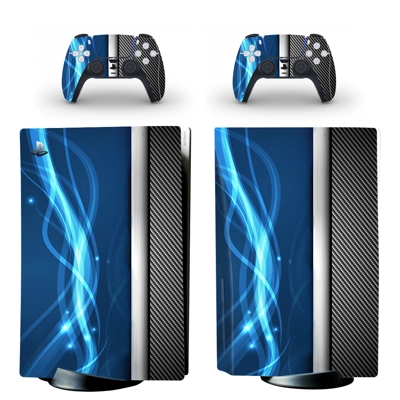 Digital Texture decal skin for PS5 Disc Edition Console and two Controllers