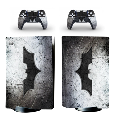 Batman decal skin for PS5 Disc Edition Console and two Controllers