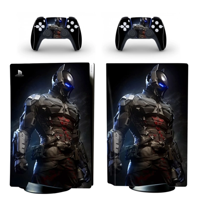 Batman decal skin for PS5 Disc Edition Console and two Controllers