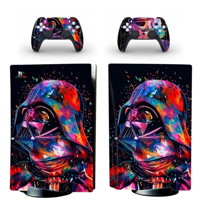 Star Wars Darth Vader decal skin for PS5 Disc Edition Console and two Controllers