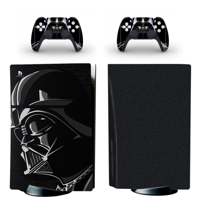 Star Wars Darth Vader decal skin for PS5 Disc Edition Console and two Controllers