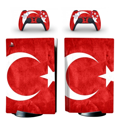 Flag of Turkey decal skin for PS5 Disc Edition Console and..