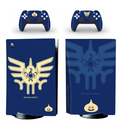 Dragon Quest decal skin for PS5 Disc Edition Console and t..