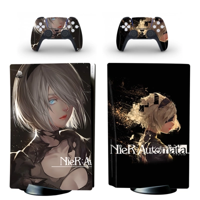 NieR Automata decal skin for PS5 Disc Edition Console and two Controllers