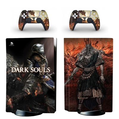 Dark Souls 3 decal skin for PS5 Disc Edition Console and t..