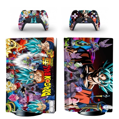 Dragon Ball decal skin for PS5 Disc Edition Console and tw..
