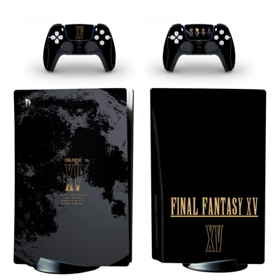 Final Fantasy 15 decal skin for PS5 Disc Edition Console a..