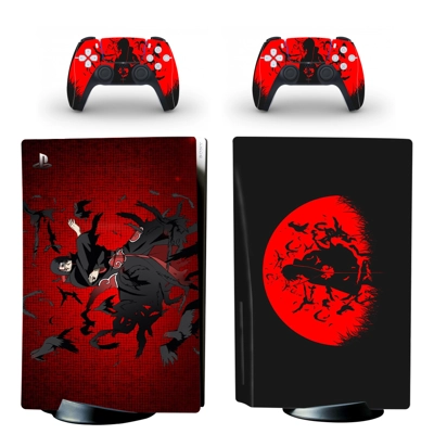 Anime Naruto decal skin for PS5 Disc Edition Console and two Controllers