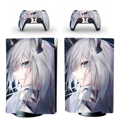 Anime Cartoon decal skin for PS5 Disc Edition Console and two Controllers