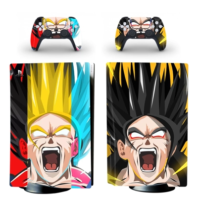 Dragon Ball decal skin for PS5 Disc Edition Console and tw..