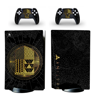 Destiny 2 decal skin for PS5 Disc Edition Console and two ..