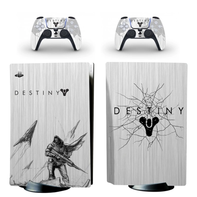 Destiny 2 decal skin for PS5 Disc Edition Console and two ..
