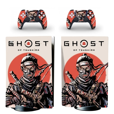 Ghost of Tsushima decal skin for PS5 Disc Edition Console ..