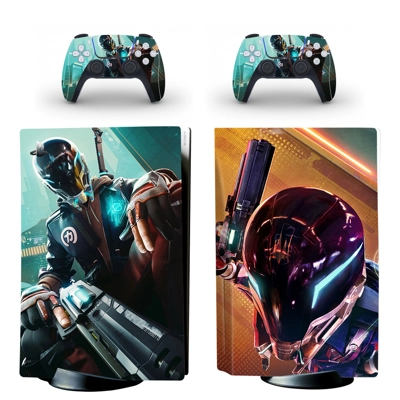 Hyper Scape decal skin for PS5 Disc Edition Console and tw.. Hyper Scape decal skin for PS5 Disc Edition Console and tw..